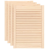 Ante con Design a Lamelle 4 pz 69x49,4 cm in Legno di Pino 151129