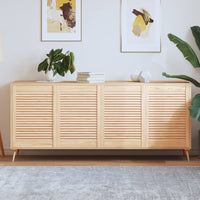 Ante con Design a Lamelle 4 pz 69x49,4 cm in Legno di Pino 151129