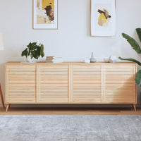 Ante a Lamelle 4 pz in Legno Massello di Pino 69x59,4 cm cod mxl 71826