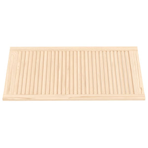 Ante con Design a Lamelle 2 pz 99,3x49,4 cm in Legno di Pino 151137