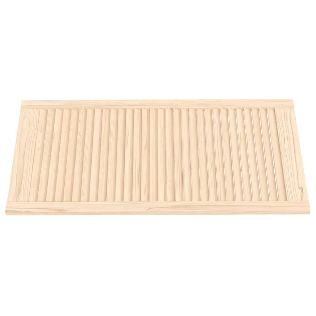 Ante a Lamelle 2 pz in Legno Massello di Pino 99,3x49,4 cm cod mxl 59899