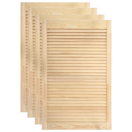 Set di 4 ante a persiana 99,3x59,4 cm in legno di pino massiccio 02_0003925