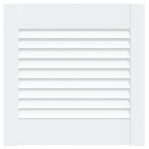 Anta con Design a Lamelle Bianca 39,5x39,4 cm in Legno di Pino 151142