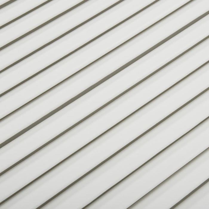 Anta persiana in legno massello di pino anta per armadio mensola rivestimento per anta per armadio paravento per armadio 395x394 cm bianco 02_0003878