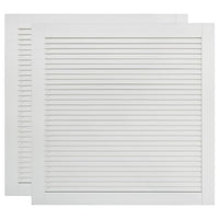 Ante a persiana in 2 pezzi 395 x 394 cm in legno massello di pino bianco 02_0003902