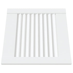 Ante a Lamelle 2 pz in Massello di Pino Bianche 39,5x39,4 cm cod mxl 77358