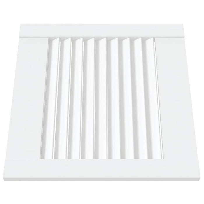 Ante a Lamelle 2 pz in Massello di Pino Bianche 39,5x39,4 cm cod mxl 77358