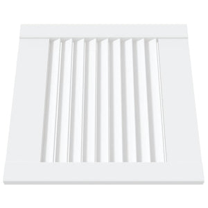 Ante a Lamelle 4 pz Bianche 39,5x39,4 cm in Legno di Pino 151144