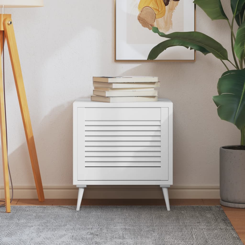 Anta a Lamelle Bianca 39,5x49,4 cm in Legno di Pino 151145