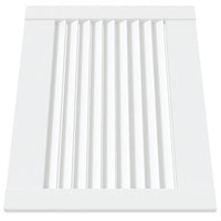 Ante a Lamelle 2 pz Bianche 39,5x49,4 cm in Legno di Pino 151146