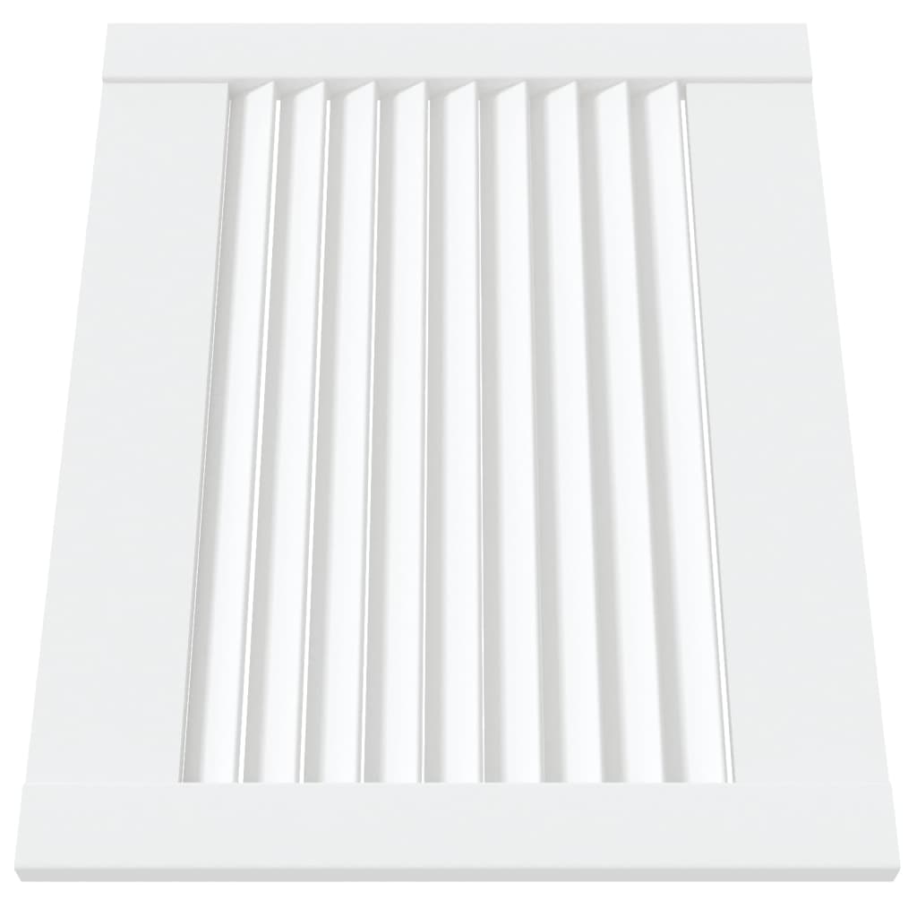 Ante a Lamelle 2 pz Bianche 39,5x49,4 cm in Legno di Pino 151146