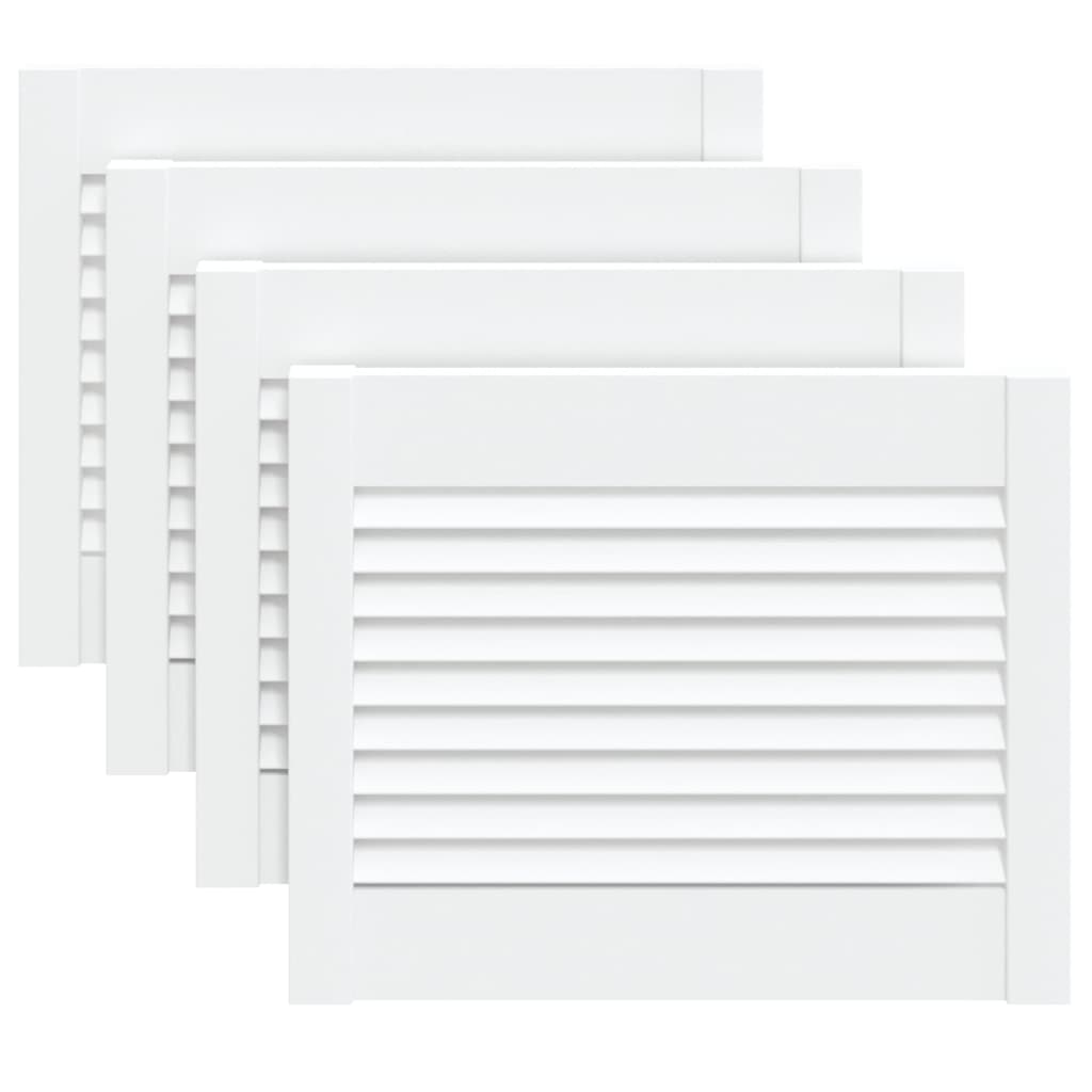 Ante a Lamelle 4 pz Legno Massello di Pino Bianco 39,5x49,4 cm cod mxl 66701