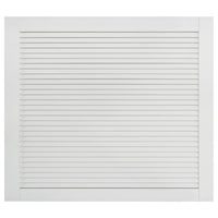 Set di 4 ante in legno massello di pino, ante con persiane, ante per armadi, ante per ripiani, rivestimento per armadio, guardaroba, guardaroba, 39,5 x 49,4 cm, bianco 02_0003927