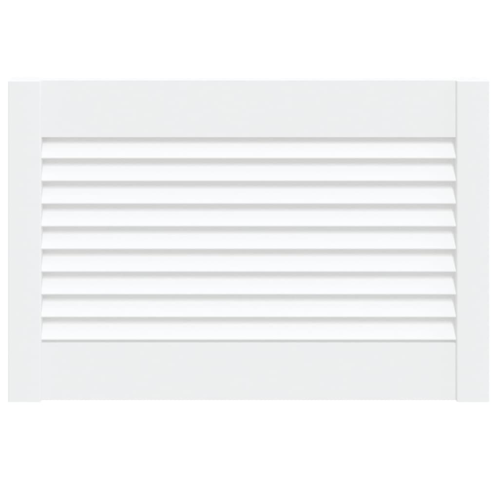 Ante a Lamelle 2 pz Bianche 39,5x59,4 cm in Legno di Pino 151148