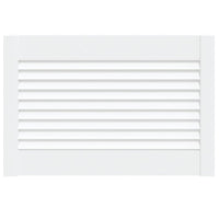 Ante a Lamelle 2 pz Bianche 39,5x59,4 cm in Legno di Pino 151148