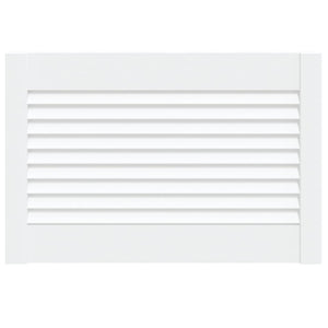 Ante a Lamelle 2 pz Bianche 39,5x59,4 cm in Legno di Pino