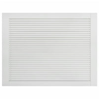 Porta a persiana in legno massello di pino bianco 39,5 x 59,4 cm 02_0003880