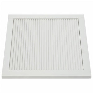 Porta a persiana in legno massello di pino bianco 39,5 x 59,4 cm 02_0003880