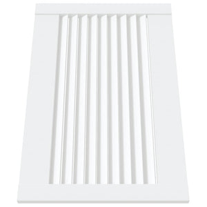 Ante a Lamelle Bianche 4 pz Bianche 39,5x59,4 cm Legno di Pino