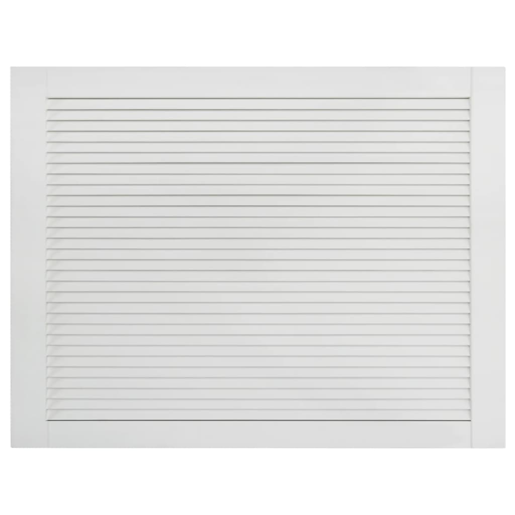 Set di 4 ante con persiana, ante per armadi, ante per scaffali, per armadio, guardaroba, guardaroba, 39,5 x 59,4 cm, in legno massello di pino bianco 02_0003928