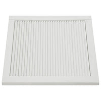 Set di 4 ante con persiana, ante per armadi, ante per scaffali, per armadio, guardaroba, guardaroba, 39,5 x 59,4 cm, in legno massello di pino bianco 02_0003928