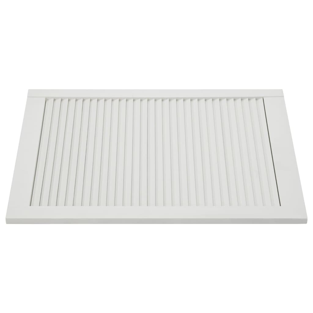 Porta a persiana Legno di pino massiccio 61,5x39,4 cm bianco 02_0003881