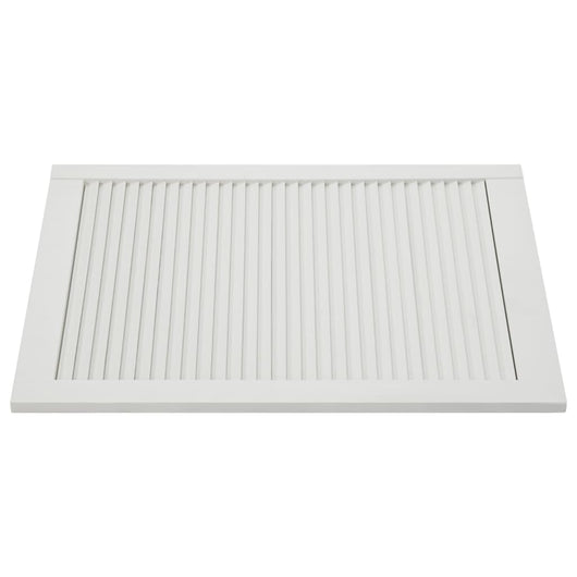 Porta a persiana Legno di pino massiccio 61,5x39,4 cm bianco 02_0003881