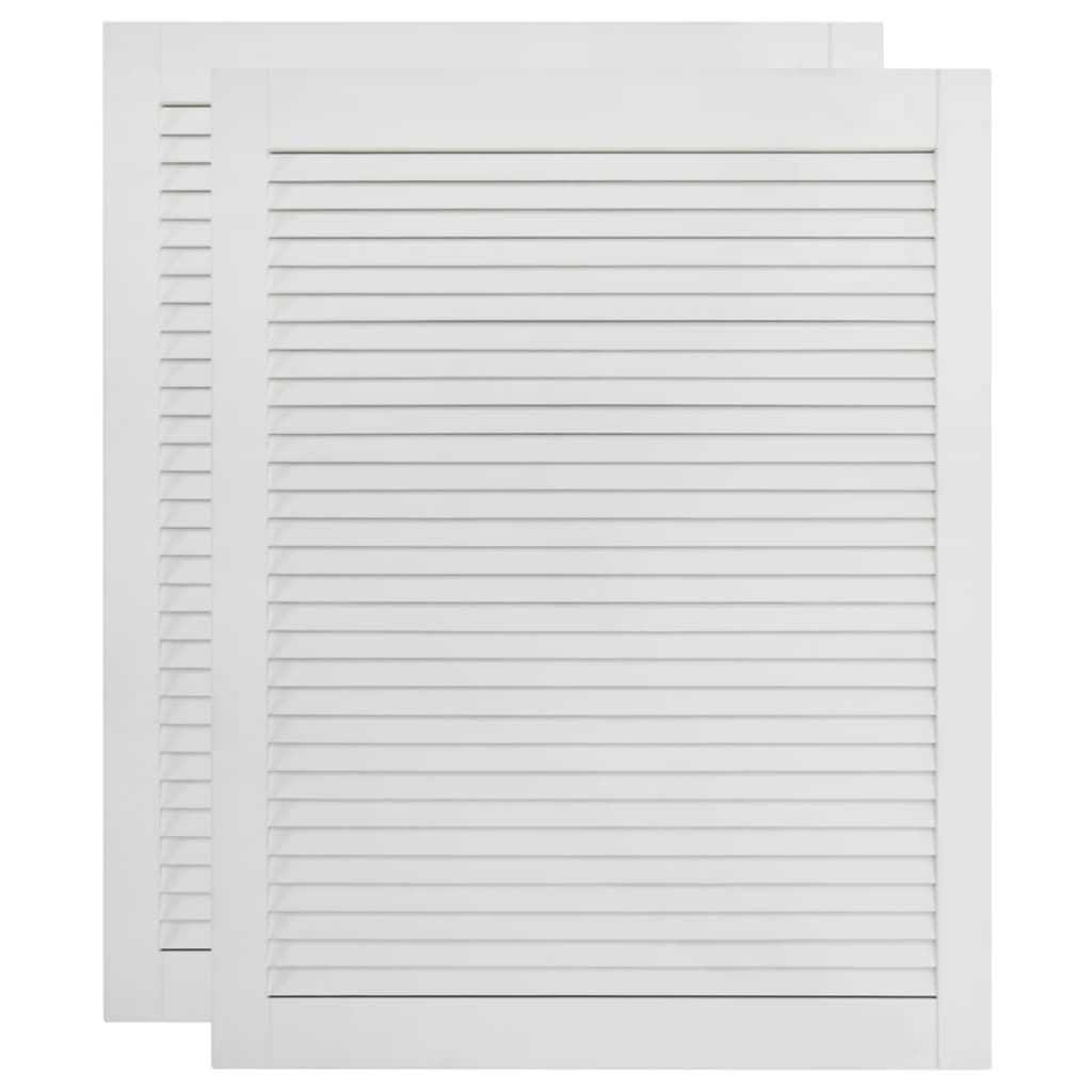 Ante a persiana in 2 pezzi in legno massello di pino 615x394 cm bianco 02_0003905