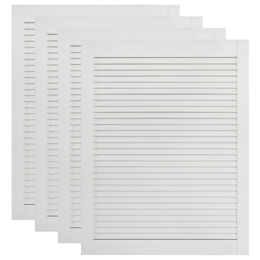 Ante a persiana 4 pezzi in legno di pino massiccio 61,5x39,4 cm bianco 02_0003929