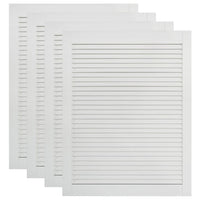 Ante a persiana 4 pezzi in legno di pino massiccio 61,5x39,4 cm bianco 02_0003929
