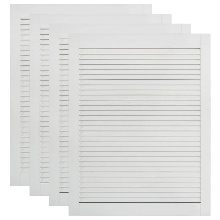 Ante a persiana 4 pezzi in legno di pino massiccio 61,5x39,4 cm bianco 02_0003929
