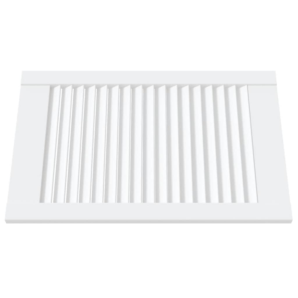 Ante a Lamelle 4 pz Legno Massello di Pino Bianche 61,5x39,4 cm cod mxl 64101