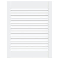 Anta a Lamelle Bianca 61,5x49,4 cm in Legno di Pino 151154