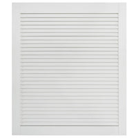 Porta a persiana in legno massello di pino 615x494 cm bianca 02_0003882