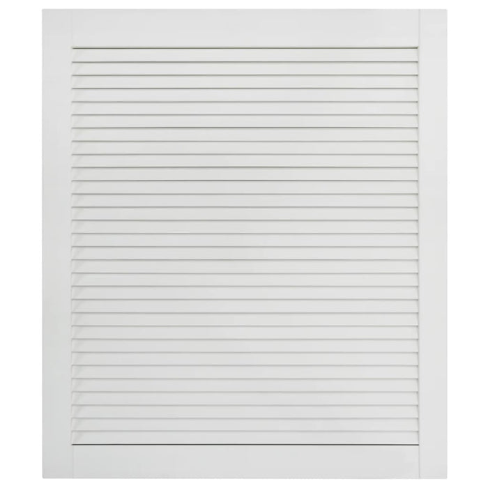 Porta a persiana in legno massello di pino 615x494 cm bianca 02_0003882
