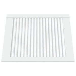 Anta a Lamelle in Legno Massello di Pino Bianca 61,5x49,4 cm cod mxl 64107