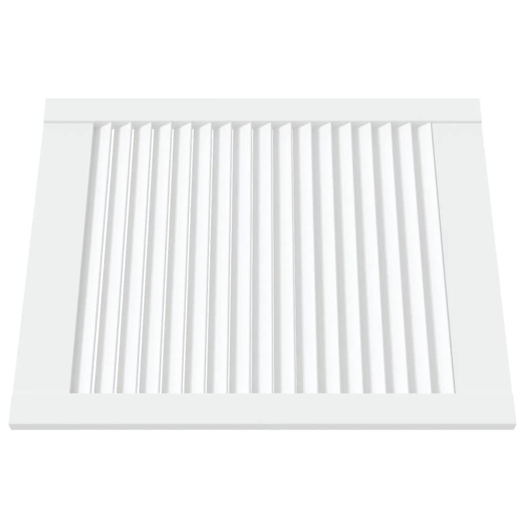 Ante a Lamelle 2 pz Legno Massello di Pino Bianco 61,5x49,4 cm cod mxl 56084