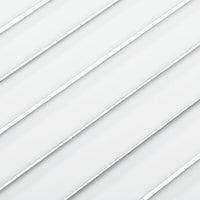 Ante a Lamelle 4 pz Bianche 61,5x49,4 cm in Legno di Pino 151156