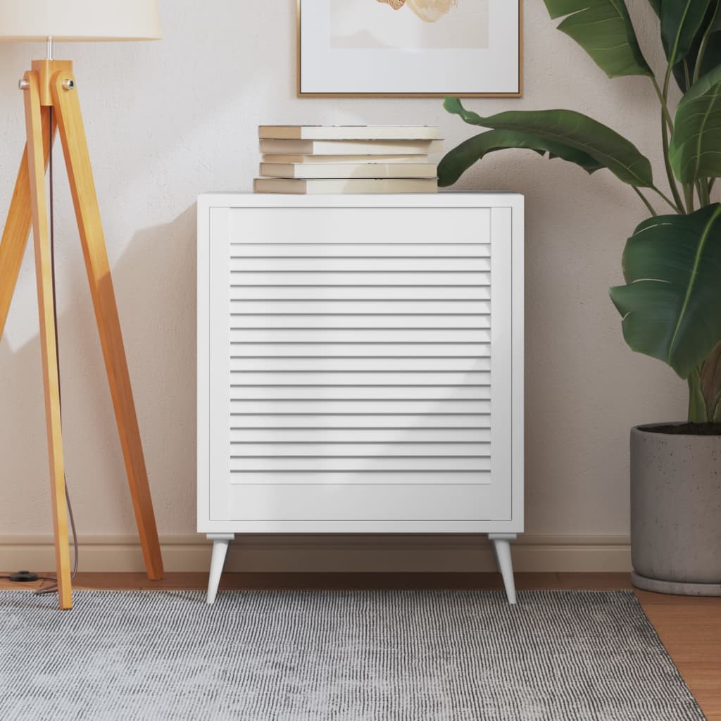 Anta a Lamelle Bianca 61,5x59,4 cm in Legno di Pino 151157