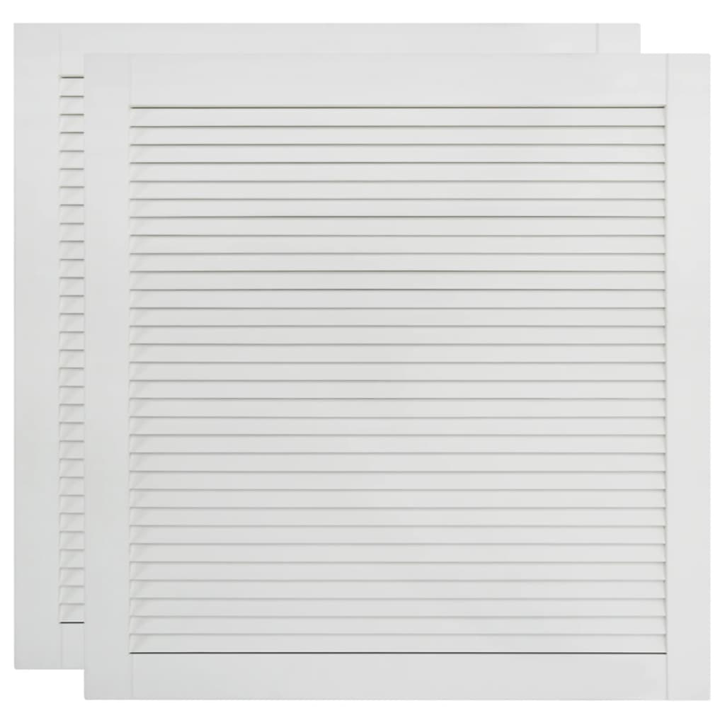 Ante a persiana 2 pezzi in legno di pino massiccio 61,5x59,4 cm bianco 02_0003907