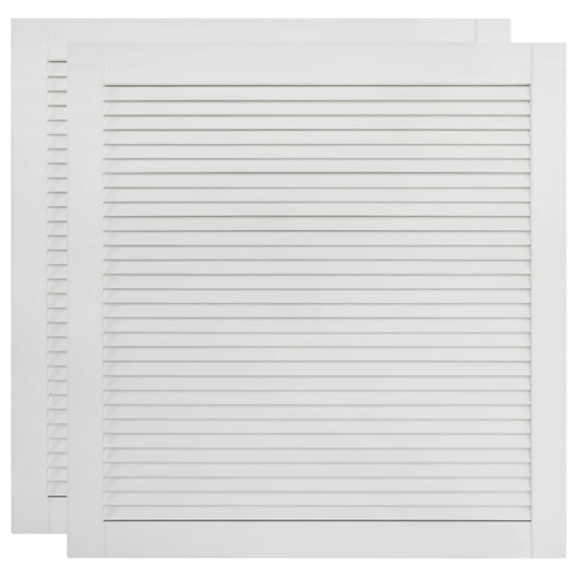 Ante a persiana 2 pezzi in legno di pino massiccio 61,5x59,4 cm bianco 02_0003907