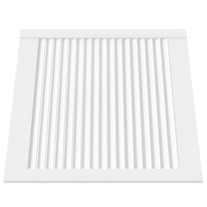 Ante a Lamelle 4 pz Bianche 61,5x59,4 cm in Legno di Pino 151159