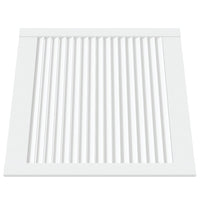 Ante a Lamelle 4 pz Bianche 61,5x59,4 cm in Legno di Pino 151159