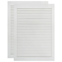 Ante a persiana 2 pezzi in legno di pino massiccio 69 x 39,4 cm bianco 02_0003908