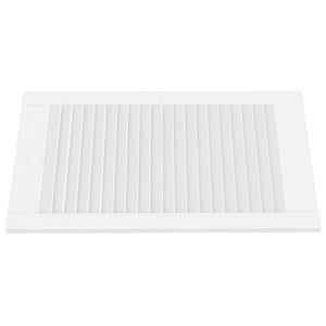 Ante a Lamelle 2 pz Bianche 69x39,4 cm in Legno di Pino 151161