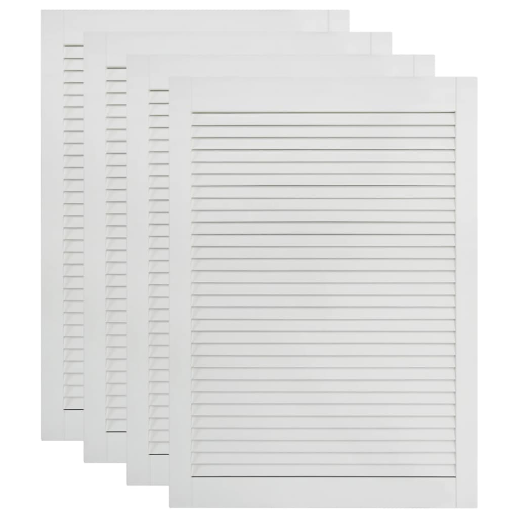 Ante a persiana 4 pezzi in legno di pino massiccio bianco 69 x 39,4 cm 02_0003932