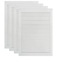 Ante a persiana 4 pezzi in legno di pino massiccio bianco 69 x 39,4 cm 02_0003932