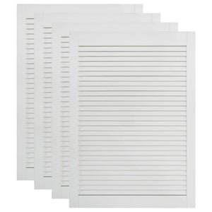 Ante a persiana 4 pezzi in legno di pino massiccio bianco 69 x 39,4 cm 02_0003932