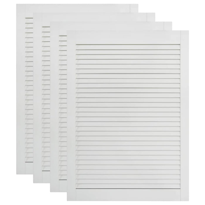 Ante a persiana 4 pezzi in legno di pino massiccio bianco 69 x 39,4 cm 02_0003932