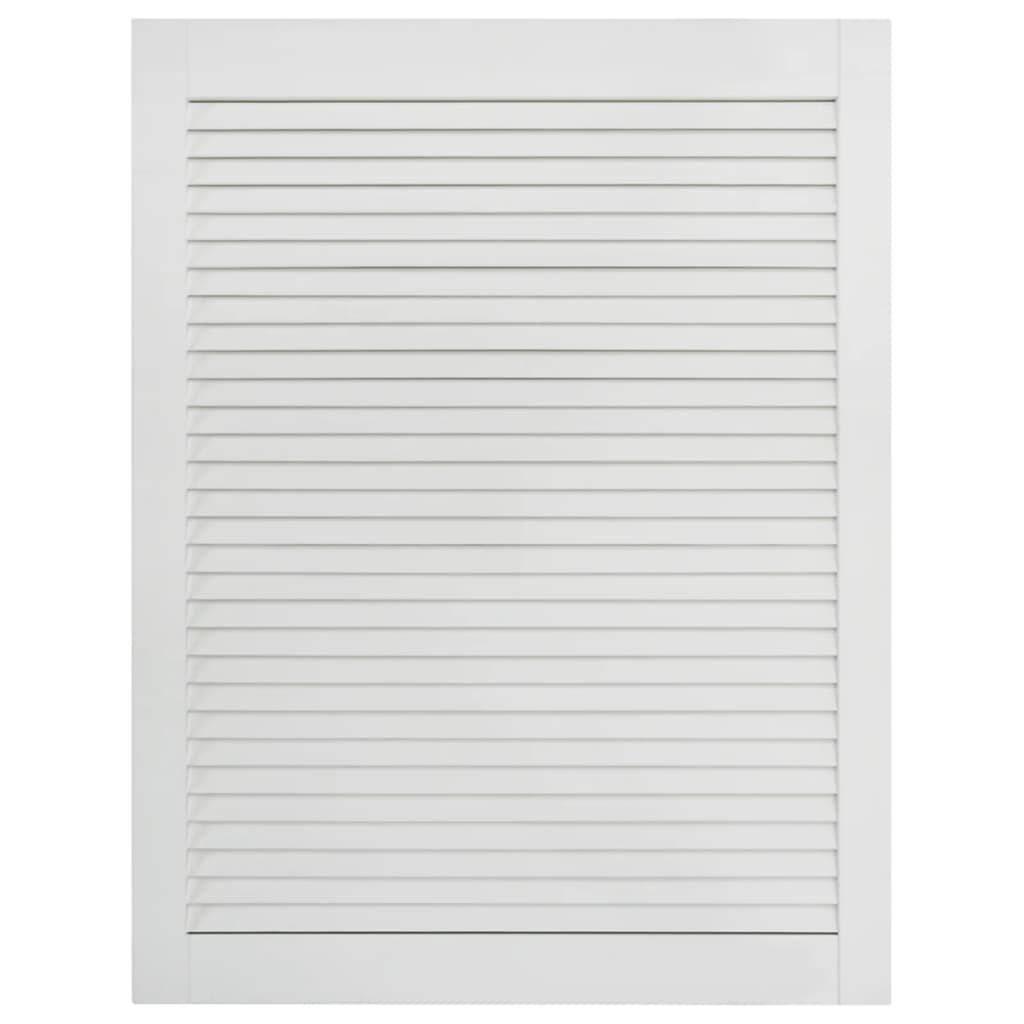 Porta a persiana in legno massello di pino bianco 69 x 494 cm 02_0003885